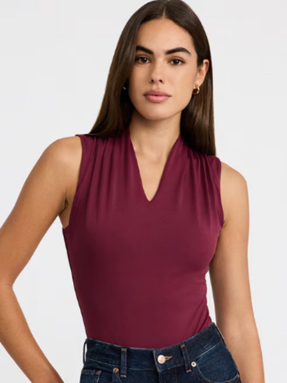 RW&Co Sleeveless Loose Top in Purple XS BNWT